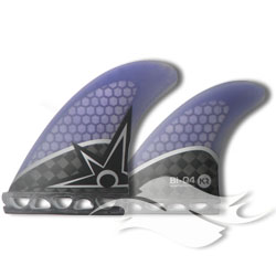 Kinetik BI-7 Bruce Irons Fins<br/>Futures Compatible - Stealth