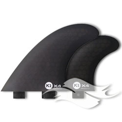 Kinetik X4 Quad Fins<br/>FCS Compatible - Ultra Core