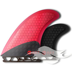 Kinetik X2 2+1 Fins<br/>Futures Compatible - Carbo Tune