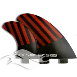 FCS Fins HI-1<br/>(Thruster & Quad)<br/>(Harley Ingleby Signature Fins)