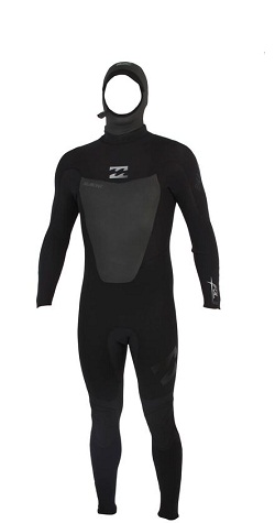 Billabong Foil Wetsuit - Back Zip<br/>(543 / Hooded)
