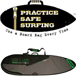Prolite: Travel Surfboard Bag: Rhino Single/Double - Shortboard Bag