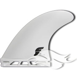 Future Fins F6<br/>Thruster, Quad, & 5-Fin<br/>(White Composite)