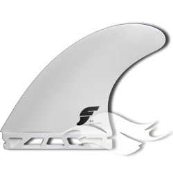 Future Fins F8 <br />Thruster, Quad, & 5-Fin <br/>(White Composite)