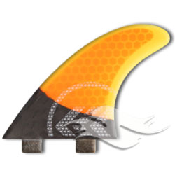 Kinetik Small JP-5 Joel Parkinson Fins<br/>FCS Compatible - Carbo Tune