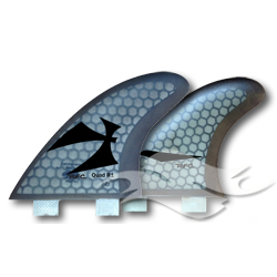 Rainbow Fin Co. RFC - Quad R1 Fins<br/>FCS | Futures Compatible<br/>(USA Procore | Glass | Bamboo)