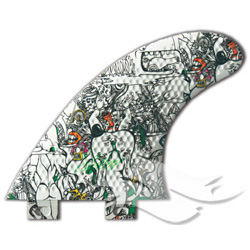 3D Fins - Moonrakerr XS Grom<br /> FCS Compatible | Multiple Colors