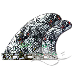 3D Fins - Moonrakerr Quad<br /> Futures Compatible | Multiple Colors