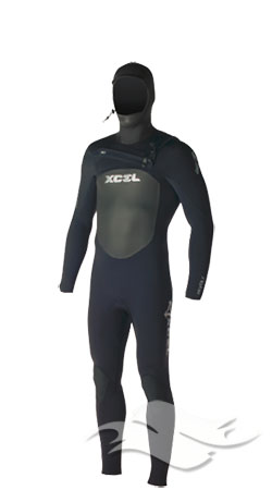 Xcel Revolt X2 Wetsuit - Chest Zip<br/>(5/4 Hooded)