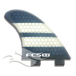 FCS Fins K-2.1<br /> (PC or Glass Flex) <br /> (Grom Thruster Quad & 5-Fin)