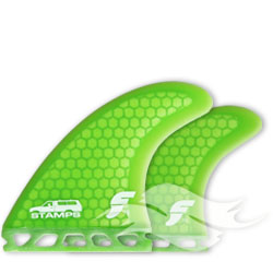 Future Fins Stamps Quad (Green Hex)<br/>(USED FROM FINATIC™ - FREE SHIPPING)