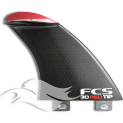 FCS Fins 3D Red Tip<br/>PC Wing Tip Fin