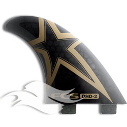 FCS Fins DHD2 <br /> (PC & Green Flex)