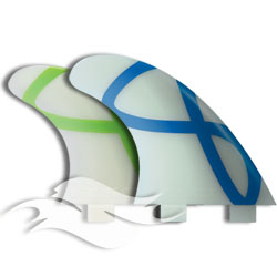 FCS Quad Glass Flex Series Fins <br/>(Q-52c & Q-52s)