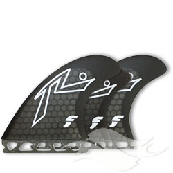 Future Fins Rusty 5-Fin Set <br /> (Smoke Hex)