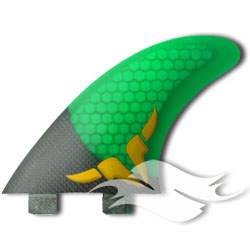Kinetik OC-10 Occy Fins<br/>FCS Compatible - Carbo Tune