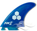 Fin-S AM1 Fins - Honeycomb Blue Thruster