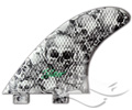 3D Fins Moonrakerr 7.0 Large - Skull Duggery</br>FCS Compatible<br/>(Tri-Fin Set)