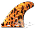 3D Fins Moonrakerr 5.0 Medium - Leopard</br>Futures Compatible<br/>(Tri-Fin Set)