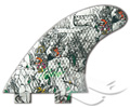 3D Fins Moonrakerr XS<br/>Grom - Elephant Girl</br>FCS Compatible<br/>(Tri-Fin Set)