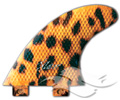 3D Fins Moonrakerr XS<br/>Grom - Leopard</br>FCS Compatible<br/>(Tri-Fin Set)
