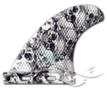 3D Fins Moonrakerr XS Grom - Skull Duggery</br>Futures Compatible (Tri-Fin Set)