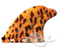 3D Fins Moonrakerr<br/>Quad - Leopard</br>Futures Compatible