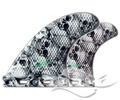3D Fins Moonrakerr<br/>Quad - Skull Duggery</br>Futures Compatible