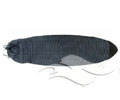 Komunity Knitted Fish Sock - Black/Grey