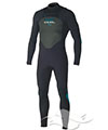 Xcel Axis X1 Wetsuit<br/>3/2 Over the Head Chest Zip - Black