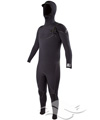 Body Glove Red Cell Wetsuit<br/>5/4/3 Hooded Slant Zip - Jet Black