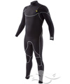 Body Glove Vapor X: 4/3 Slant Zip - Black
