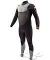 Body Glove VooDoo Wetsuit<br/>4/3 Slant Zip - Black Deep Gray