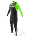Body Glove Prime: 3/2 Slant Zip - Lime