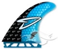Future Fins - Roberts<br/>Black Diamond/Blue Hex<br/>(Tri-Fin Set)