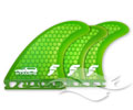 Future Fins - Stamps Quad 5-Fin Green Hex