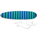 Dakine: Surfboard Knit Sock Longboard - Blue Stripe