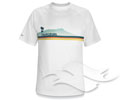 Dakine: Waterman Rashguard <br /> Short Sleeve - White/Stripe