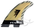 FCS II FW Fins<br/>Bamboo Core/Carbon - Thruster