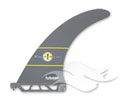 Future Fins Robert August Longboard Fin <br/ > 8.0 Grey Flex