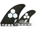Future Fins - AMT Twin Fin Smoke Hex