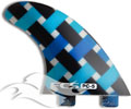 FCS PC5 Fins - Blue Graphic