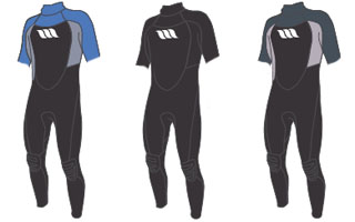 West Wetsuits: Nitro: 2/2 Back Zip