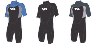 West Wetsuits: Nitro: 2/2 Chest Zip