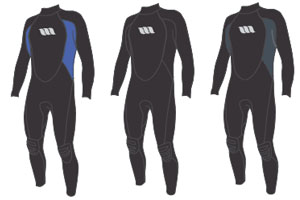 West Wetsuits: Enforcer: 4/3 Back Zip