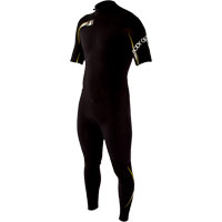 Body Glove Vapor: 2/2 Back Zip <br/>Short Sleeve