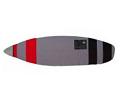 Gorilla Board Sock <br/> Shortboard - Grey/Red Stripe