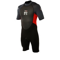 Body Glove Pro 3: 2/1 Back Zip<br/>Spring Suit - Black/Red