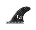 Future Fins Elevon Quad: <br /> Brown/Carbon Kevlar Rears - Small (375)