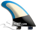 FCS PC5 Fins - Blue/Bamboo
